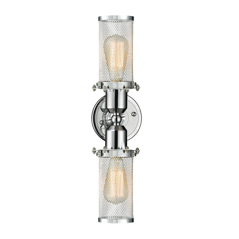 Innovations Lighting Quincy Hall 2 Light Bath Vanity Light Part Of The Austere Collection 900-2W-PC-CE219-PC-LED