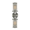 Innovations Lighting Quincy Hall 2 Light Bath Vanity Light Part Of The Austere Collection 900-2W-SN-CE219-SN-LED