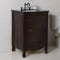 Bellaterra 24" Single Sink Vanity Manufactured Wood Sable Walnut 9010-24-SW-BG