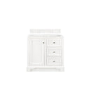 James Martin De Soto 36" Single Vanity Bright White 825-V36-BW