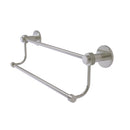 Allied Brass Mercury Collection 18 Inch Double Towel Bar with Dotted Accents 9072D-18-SN