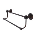 Allied Brass Mercury Collection 18 Inch Double Towel Bar with Groovy Accents 9072G-18-VB