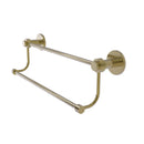 Allied Brass Mercury Collection 24 Inch Double Towel Bar with Groovy Accents 9072G-24-UNL