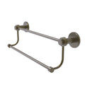 Allied Brass Mercury Collection 30 Inch Double Towel Bar with Groovy Accents 9072G-30-ABR