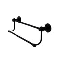 Allied Brass Mercury Collection 18 Inch Double Towel Bar with Twist Accents 9072T-18-BKM