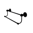 Allied Brass Mercury Collection 36 Inch Double Towel Bar with Twist Accents 9072T-36-BKM