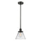 Cone Mini Pendant shown in the Oil Rubbed Bronze finish with a Clear shade