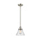 Cone Mini Pendant shown in the Brushed Satin Nickel finish with a Seedy shade