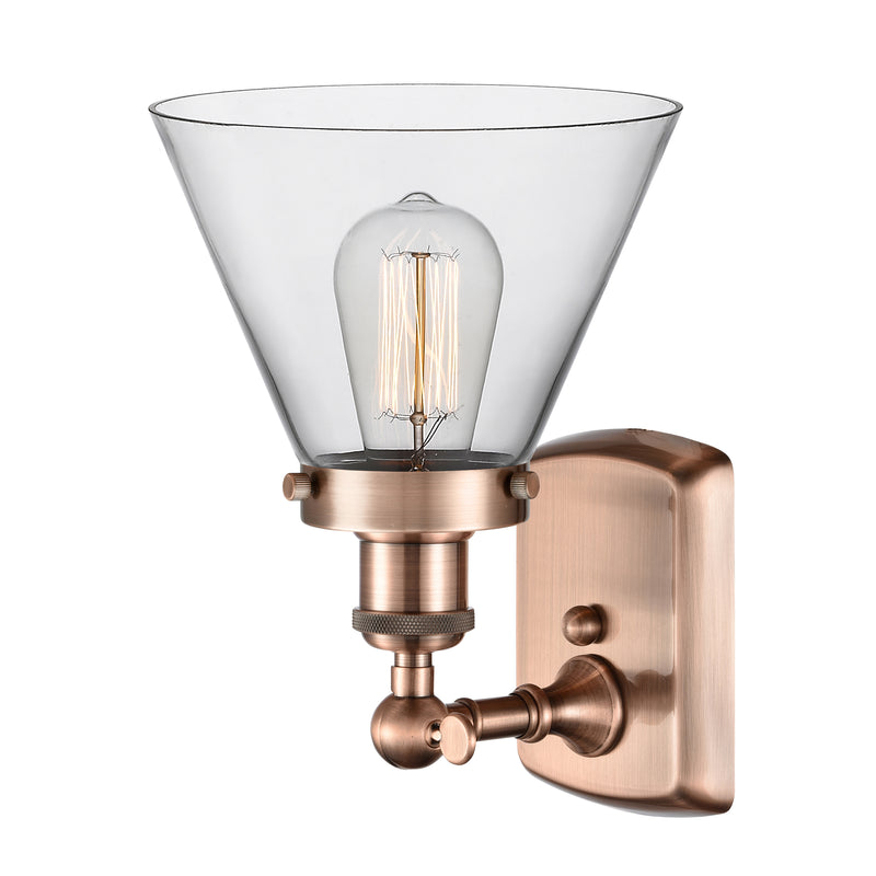 Innovations Lighting Large Cone 1 Light Sconce Part Of The Ballston Collection 916-1W-AC-G42