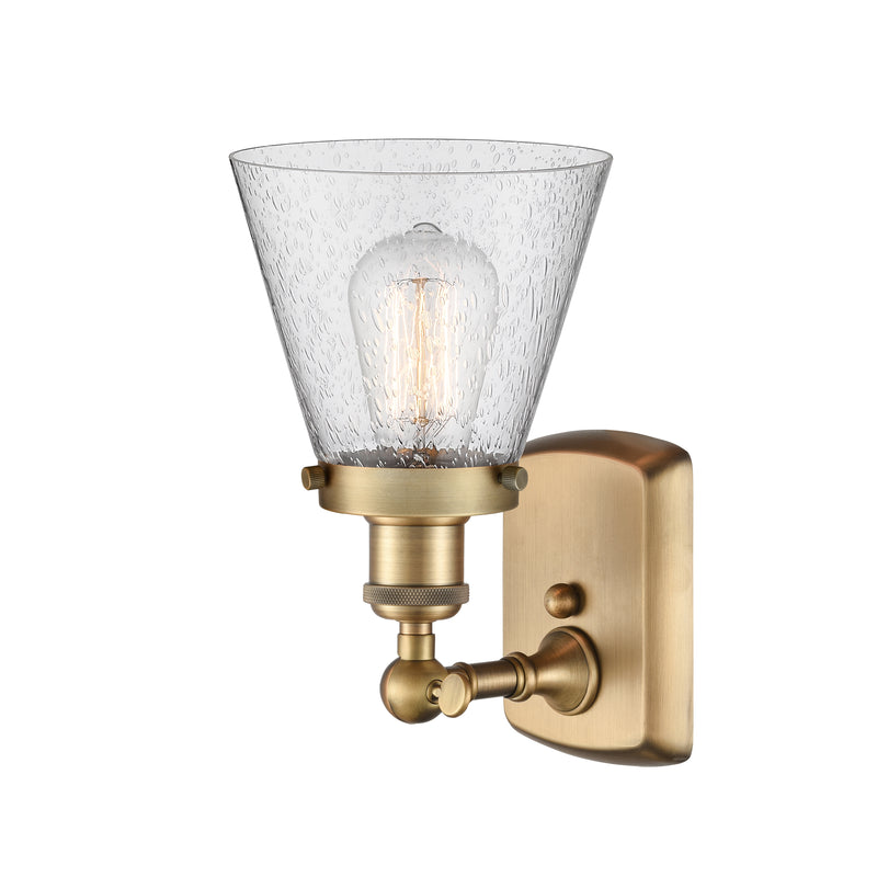 Innovations Lighting Small Cone 1 Light Sconce Part Of The Ballston Collection 916-1W-BB-G64-LED