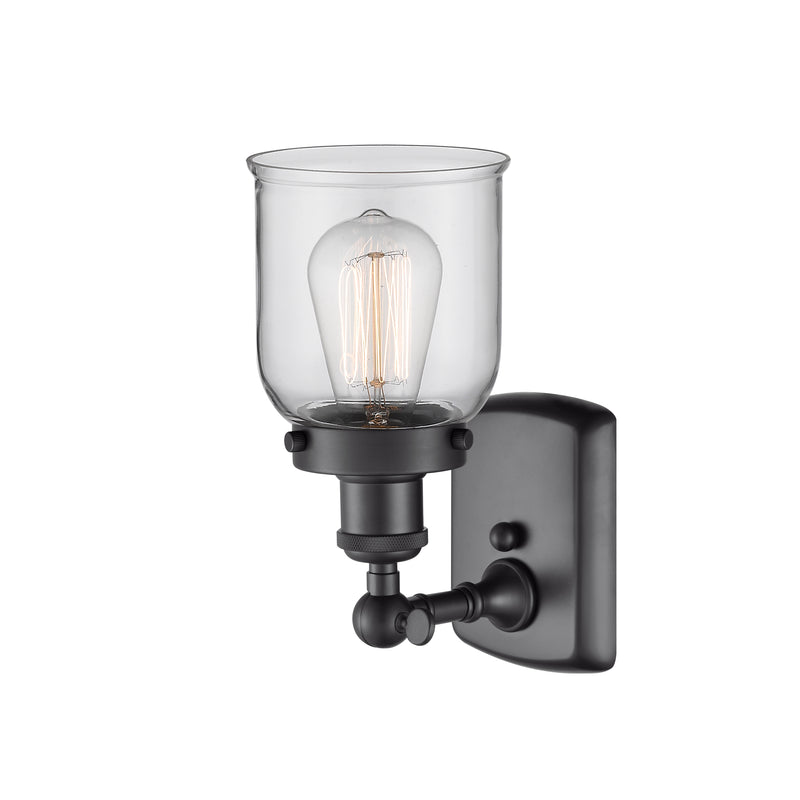 Innovations Lighting Small Bell 1 Light Sconce Part Of The Ballston Collection 916-1W-BK-G52-LED