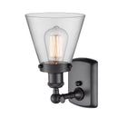 Innovations Lighting Small Cone 1 Light Sconce Part Of The Ballston Collection 916-1W-BK-G62