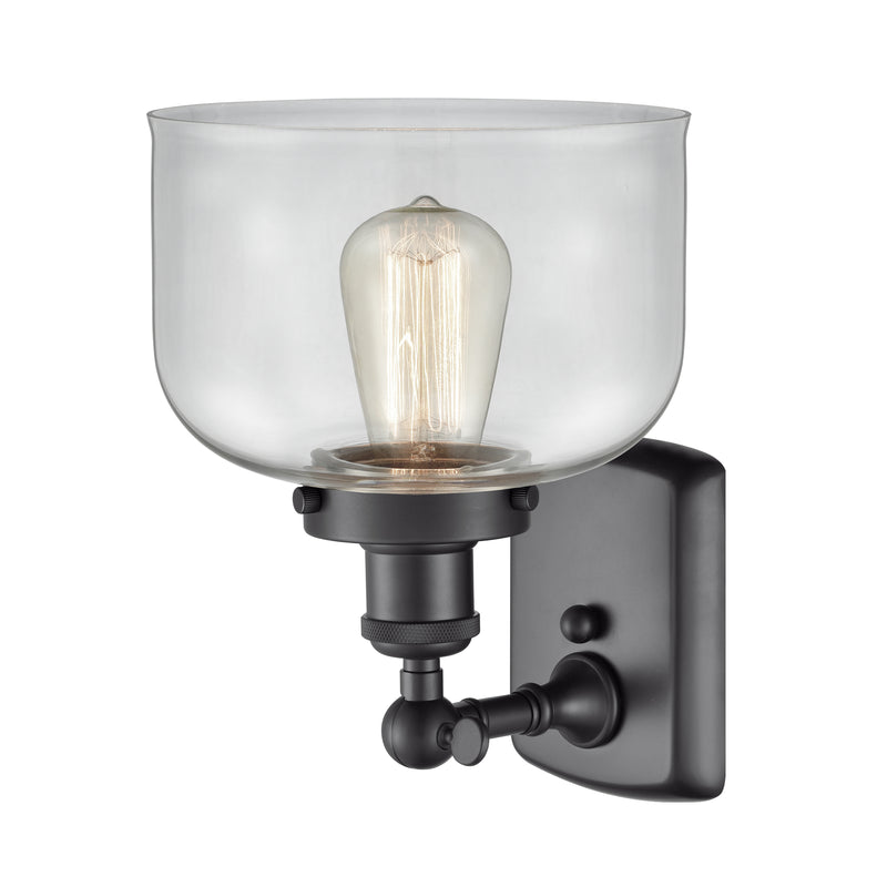 Innovations Lighting Large Bell 1 Light Sconce Part Of The Ballston Collection 916-1W-BK-G72-LED