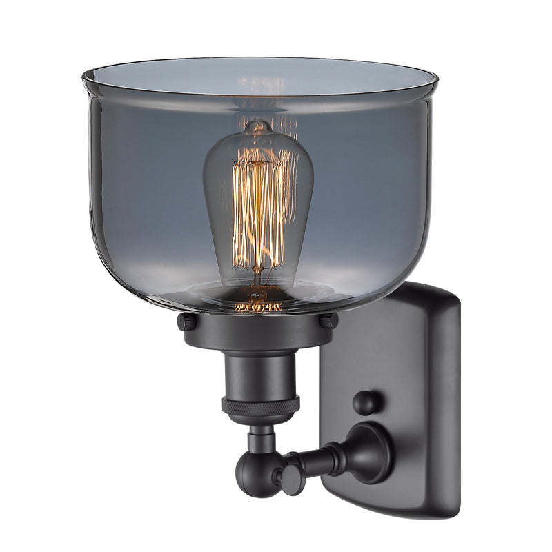 Innovations Lighting Large Bell 1 Light Sconce Part Of The Ballston Collection 916-1W-BK-G73