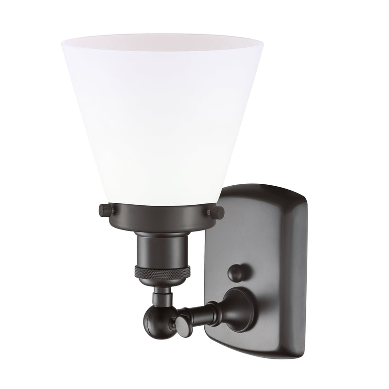 Innovations Lighting Small Cone 1 Light Sconce Part Of The Ballston Collection 916-1W-OB-G61-LED