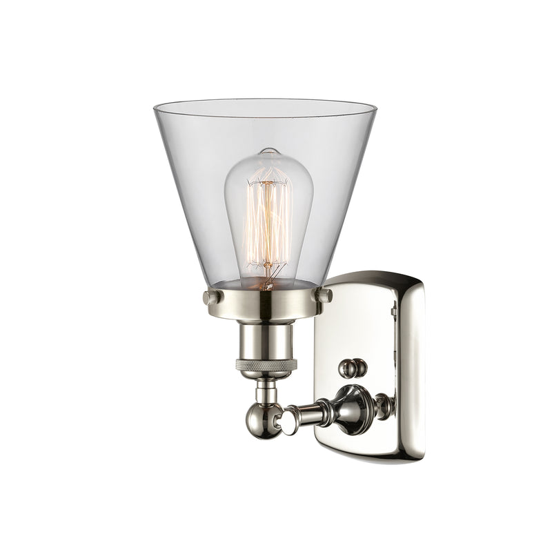 Innovations Lighting Small Cone 1 Light Sconce Part Of The Ballston Collection 916-1W-PN-G62