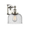 Bell Sconce shown in the Polished Nickel finish with a Seedy shade