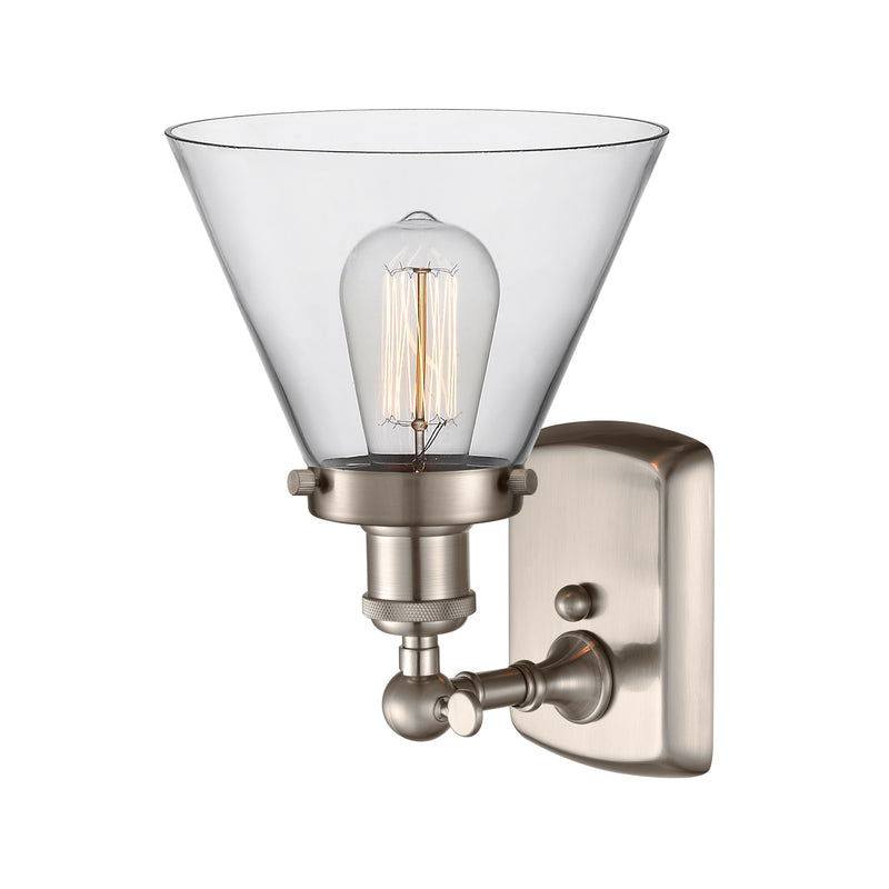 Innovations Lighting Large Cone 1 Light Sconce Part Of The Ballston Collection 916-1W-SN-G42-LED