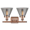 Innovations Lighting Large Cone 2 Light Bath Vanity Light Part Of The Ballston Collection 916-2W-AC-G43-LED