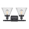 Innovations Lighting Large Cone 2 Light Bath Vanity Light Part Of The Ballston Collection 916-2W-BK-G44-LED