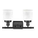 Innovations Lighting Small Bell 2 Light Bath Vanity Light Part Of The Ballston Collection 916-2W-BK-G51-LED