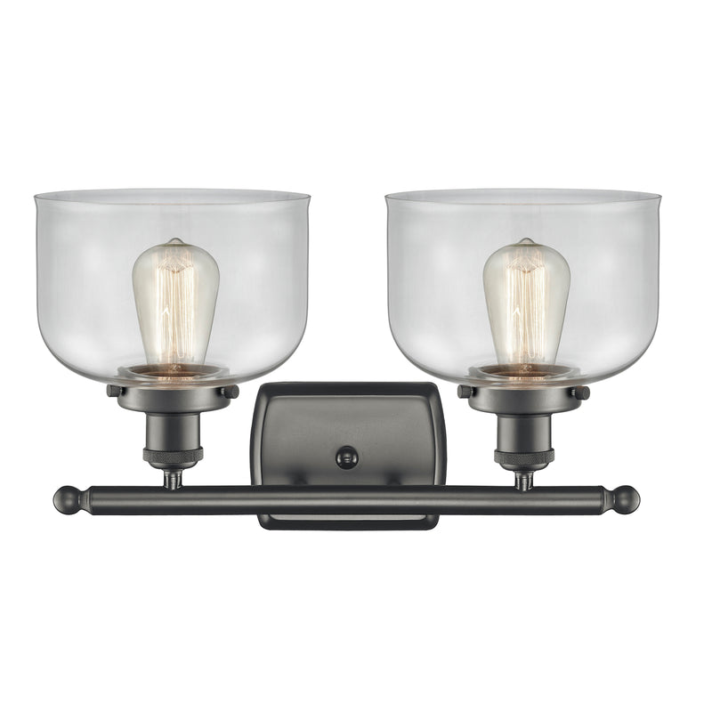 Innovations Lighting Large Bell 2 Light Bath Vanity Light Part Of The Ballston Collection 916-2W-OB-G72-LED