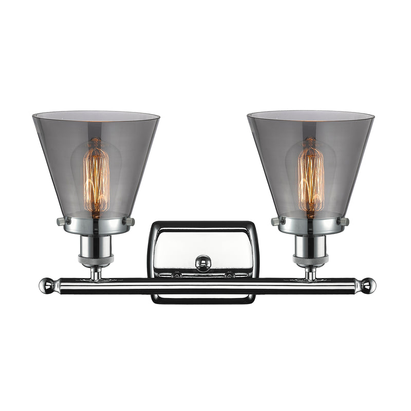 Innovations Lighting Small Cone 2 Light Bath Vanity Light Part Of The Ballston Collection 916-2W-PC-G63-LED