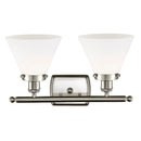 Innovations Lighting Large Cone 2 Light Bath Vanity Light Part Of The Ballston Collection 916-2W-SN-G41-LED