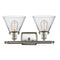 Innovations Lighting Large Cone 2 Light Bath Vanity Light Part Of The Ballston Collection 916-2W-SN-G42-LED