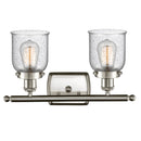 Innovations Lighting Small Bell 2 Light Bath Vanity Light Part Of The Ballston Collection 916-2W-SN-G54-LED