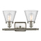 Innovations Lighting Small Cone 2 Light Bath Vanity Light Part Of The Ballston Collection 916-2W-SN-G64-LED