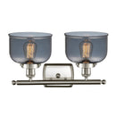 Innovations Lighting Large Bell 2 Light Bath Vanity Light Part Of The Ballston Collection 916-2W-SN-G73-LED