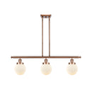 Beacon Island Light shown in the Antique Copper finish with a Matte White shade