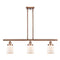 Bell Island Light shown in the Antique Copper finish with a Matte White shade