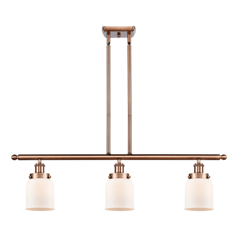 Bell Island Light shown in the Antique Copper finish with a Matte White shade