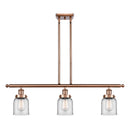 Bell Island Light shown in the Antique Copper finish with a Clear shade