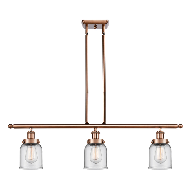 Bell Island Light shown in the Antique Copper finish with a Clear shade