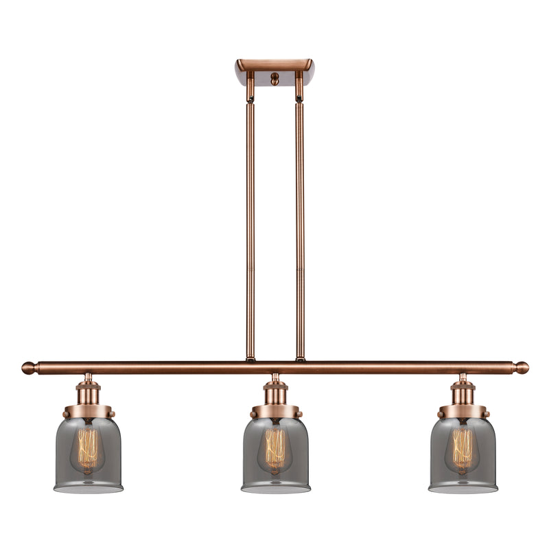 Bell Island Light shown in the Antique Copper finish with a Plated Smoke shade