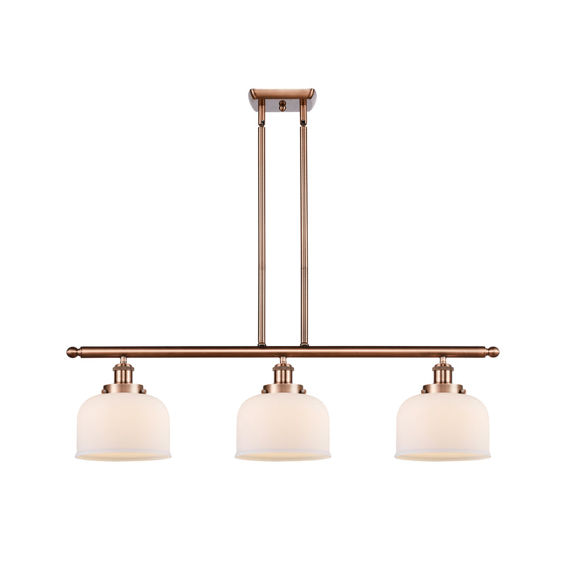 Bell Island Light shown in the Antique Copper finish with a Matte White shade