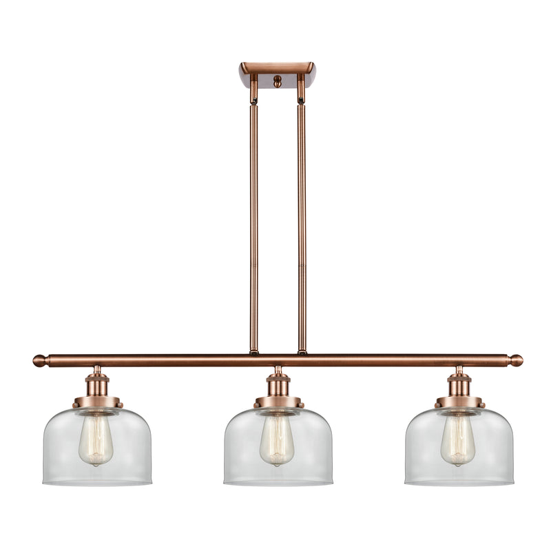 Bell Island Light shown in the Antique Copper finish with a Clear shade