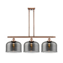 Bell Island Light shown in the Antique Copper finish with a Plated Smoke shade