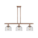 Bell Island Light shown in the Antique Copper finish with a Seedy shade