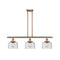 Bell Island Light shown in the Antique Copper finish with a Seedy shade