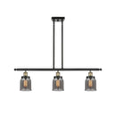 Bell Island Light shown in the Black Antique Brass finish with a Plated Smoke shade