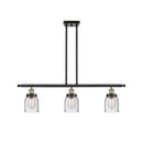 Bell Island Light shown in the Black Antique Brass finish with a Seedy shade