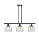 Bell Island Light shown in the Matte Black finish with a Clear shade