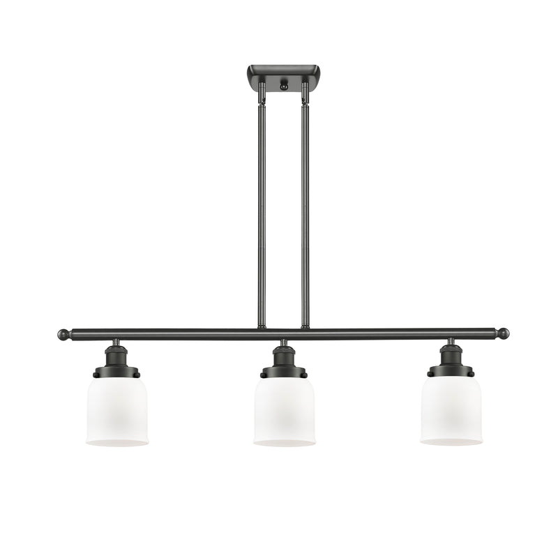 Bell Island Light shown in the Oil Rubbed Bronze finish with a Matte White shade