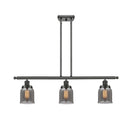 Bell Island Light shown in the Oil Rubbed Bronze finish with a Plated Smoke shade