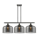 Bell Island Light shown in the Oil Rubbed Bronze finish with a Plated Smoke shade