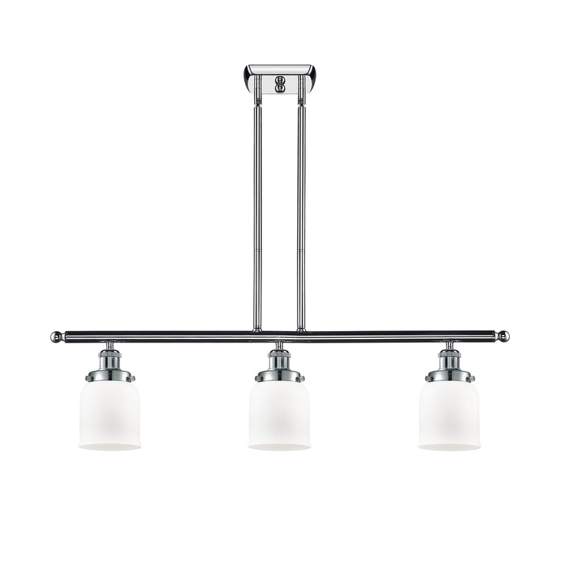 Bell Island Light shown in the Polished Chrome finish with a Matte White shade